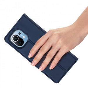 Калъф тип книга DUX DUCIS Skin Pro - Xiaomi Mi 11 син - Img 9