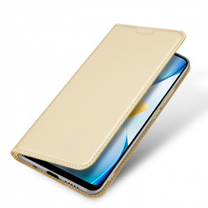 Калъф тип книга DUX DUCIS Skin Pro - Xiaomi Poco C40 златист - Img 3