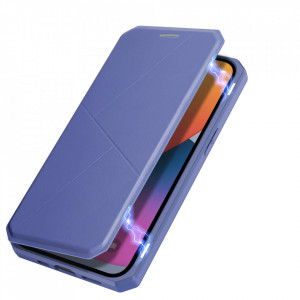 Калъф тип книга DUX DUCIS Skin X - iPhone 13 Pro син - Img 7