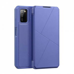 Калъф тип книга DUX DUCIS Skin X - Samsung Galaxy A03s син - Img 2
