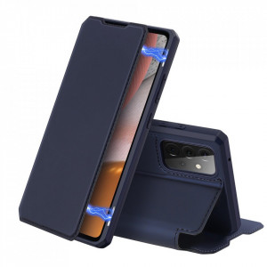 Калъф тип книга DUX DUCIS Skin X - Samsung Galaxy A72 син - Img 1
