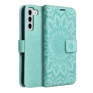 Калъф тип книга FORCELL Mezzo - Samsung Galaxy S22+ (мандала) зелен - Img 11