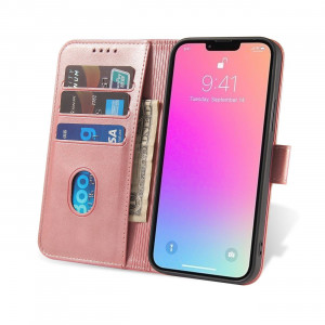 Калъф тип книга Magnet Elegant - iPhone 15 розов - Img 7