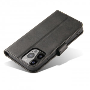 Калъф тип книга Magnet Elegant - iPhone 15 Pro Max черен - Img 5