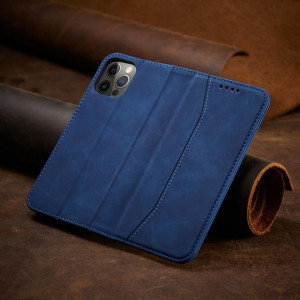 Калъф тип книга Magnet Fancy - iPhone 12 Pro Max син - Img 10