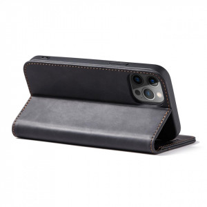 Калъф тип книга Magnet Fancy - iPhone 12 Pro Max черен - Img 7