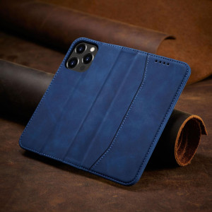 Калъф тип книга Magnet Fancy - iPhone 13 Pro син - Img 14