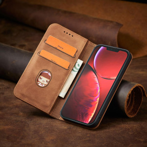 Калъф тип книга Magnet Fancy - iPhone 13 Pro Max кафяв - Img 17
