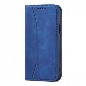 Калъф тип книга Magnet Fancy - iPhone 13 Pro Max син - Img 10