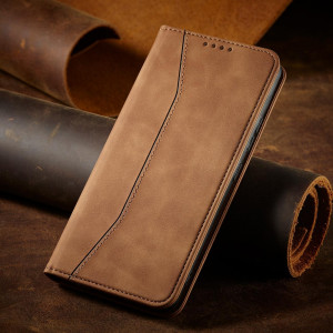 Калъф тип книга Magnet Fancy - Samsung Galaxy S23+ кафяв - Img 9