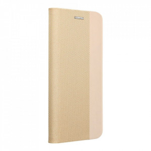 Калъф тип книга Sensitive - iPhone 12 / 12 Pro златист - Img 1