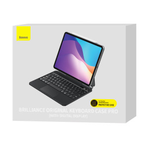 Магнитен калъф с безжична клавиатура Baseus Brilliance - iPad Pro 11" (1st gen 2018) / Pro 11" (2nd gen 2020) / Pro 11" (3rd gen 2021) / Pro 11" (4th gen 2022) / Air 10.9" (4th gen 2020) / (5th gen 2022) сив - Img 5
