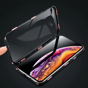 Магнитен калъф 360° WOZINSKY - Samsung Galaxy A72 черен / прозрачен - Img 12