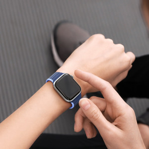 Магнитна каишка Dux Ducis LD - Apple Watch Ultra 49mm / Ultra 2 49mm / 45mm Series 9 / 45mm Series 8 / 45mm Series 7 / 44mm SЕ (2nd gen) / 44mm SE / 44mm Series 6 / 44mm Series 5 / 44mm Series 4 / 42mm Series 3 / 42mm Series 2 син - Img 7