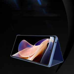 Огледален калъф тип книга Clear View - Realme 10 черен - Img 2