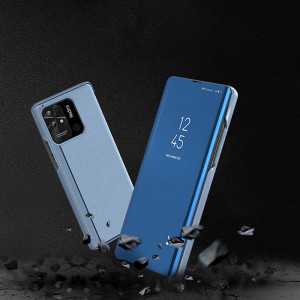 Огледален калъф тип книга Clear View - Xiaomi Redmi 10C розов - Img 9