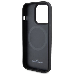Оригинален гръб от естествена кожа BMW Leather Hot Stamp MagSafe - iPhone 15 Pro Max черен - Img 7