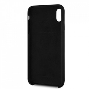Оригинален гръб от естествена кожа FERRARI Silicone Off track FEOSIHCI65BK - iPhone XS Max черен - Img 8