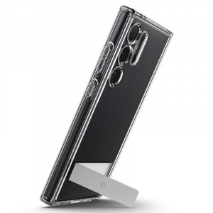 Оригинален гръб със стойка SPIGEN Ultra Hybrid S - Samsung Galaxy S24 Ultra прозрачен - Img 4