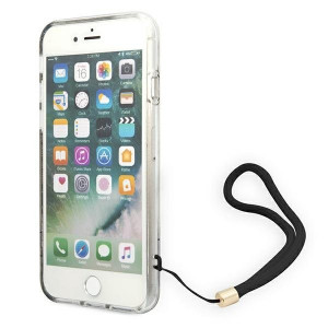 Оригинален гръб с гривна GUESS 4G Print Strap GUOHCI8H4STW - iPhone 7 / 8 / SE (2nd gen) / SE (3rd gen) кафяв - Img 5