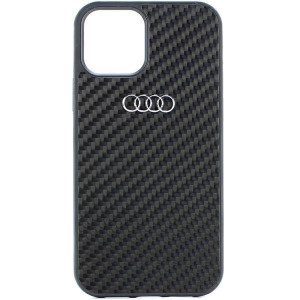 Оригинален гръб AUDI Carbon Fiber AU-TPUPCIP12P-R8 / D2-BK - iPhone 12 / 12 Pro черен - Img 4