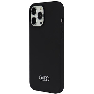 Оригинален гръб AUDI Silicone AU-LSRIP13PM-Q3 / D1-BK - iPhone 13 Pro Max черен - Img 3