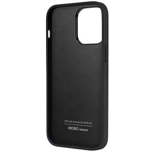 Оригинален гръб AUDI Synthetic Leather AU-TPUPPCIP14PM-TT / D1-BK - iPhone 14 Pro Max черен - Img 6