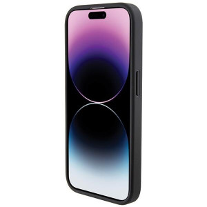 Оригинален гръб BMW Grip Stand Smooth & Carbon - iPhone 15 Pro черен - Img 6