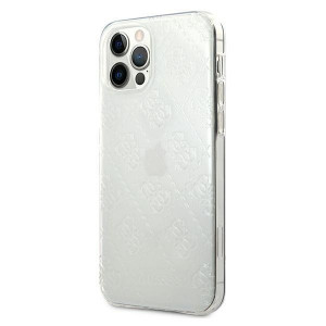 Оригинален гръб GUESS 4G 3D Pattern GUHCP12M3D4GTR - iPhone 12 / 12 Pro прозрачен - Img 2