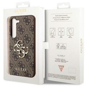 Оригинален гръб GUESS 4G Big Metal Logo GUHCS23S4GMGBR - Sansung Galaxy - Samsung Galaxy S23 кафяв - Img 8