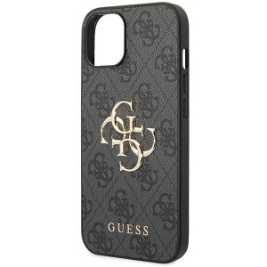 Оригинален гръб GUESS 4G Big Metal Logo - iPhone 15 сив - Img 6