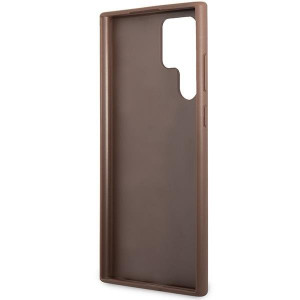 Оригинален гръб GUESS 4G Metal Gold Logo GUHCS23LG4GFBR - Samsung Galaxy S23 Ultra кафяв - Img 7