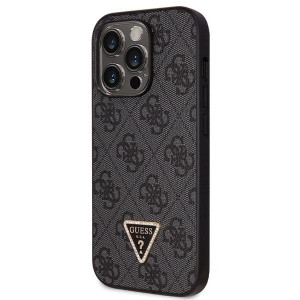Оригинален гръб GUESS 4G Metal Logo с презрамка GUHCP14LP4TDSCPK - iPhone 14 Pro черен - Img 2