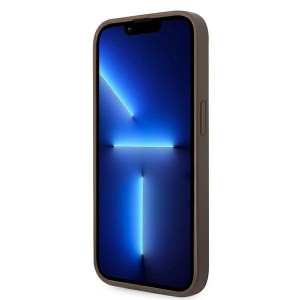Оригинален гръб GUESS 4G Stripe GUHCP14LG4GLBR - iPhone 14 Pro кафяв - Img 5