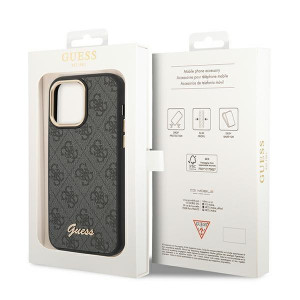 Оригинален гръб GUESS 4G Vintage Gold Logo GUHCP14XHG4SHK - iPhone 14 Pro Max черен - Img 8