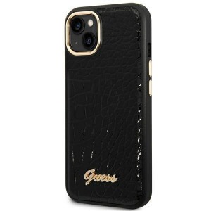 Оригинален гръб GUESS Croco GUHCP14MHGCRHK - iPhone 14 Plus черен - Img 2