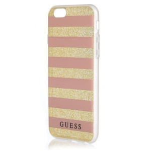 Оригинален гръб GUESS Ethnic Chic Stripes 3D GUHCP6STGPI - iPhone 6 / 6s розов - Img 1