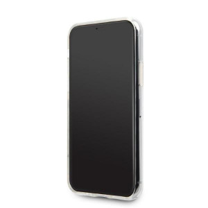 Оригинален гръб GUESS Flower Desire GUHCN58ROSTRT - iPhone 11 Pro прозрачен с розови и бели рози - Img 6