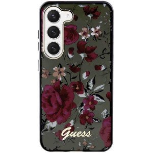 Оригинален гръб GUESS Flower GUHCS23SHCFWSA - Samsung Galaxy S23 каки - Img 3