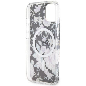 Оригинален гръб GUESS Flower MagSafe GUHMP14MHCFWSK - iPhone 14 Plus черен - Img 7