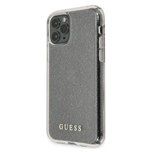 Оригинален гръб GUESS Glitter GUHCN58PCGLSI - iPhone 11 Pro сребрист - Img 6