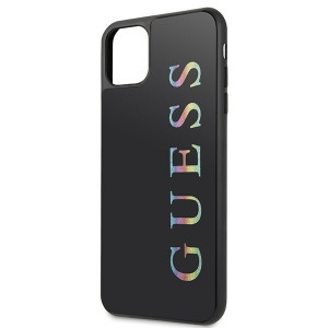 Оригинален гръб GUESS Glitter Logo GUHCN65LGMLBK - iPhone 11 Pro Max черен - Img 4