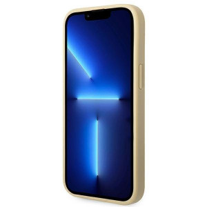 Оригинален гръб GUESS Glitter Script GUHCP14MHGGSHD - iPhone 14 Plus златист - Img 5