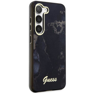 Оригинален гръб GUESS Golden Marble GUHCS23MHTMRSK - Samsung Galaxy S23+ черен - Img 4