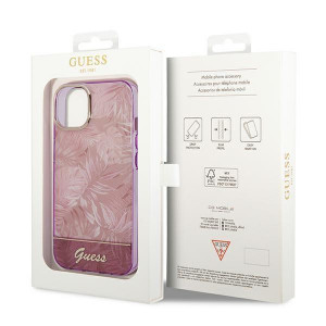 Оригинален гръб GUESS Jungle Collection GUHCP14MHGJGHP - iPhone 14 Plus розов - Img 8