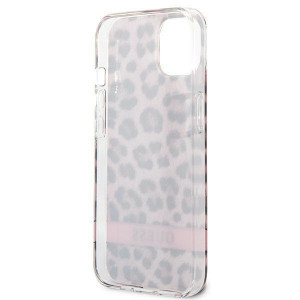 Оригинален гръб GUESS Leopard GUHCP13SHSLEOP - iPhone 13 mini розов - Img 7