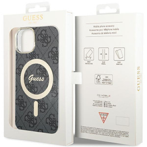 Оригинален гръб GUESS MagSafe - iPhone 15 Plus / 14 Plus черен - Img 7