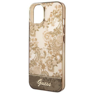 Оригинален гръб GUESS Porcelain GUHCP14MHGPLHC - iPhone 14 Plus охра - Img 6