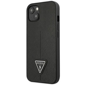 Оригинален гръб GUESS Saffiano Triangle Logo GUHCP14MPSATLK - iPhone 14 Plus черен - Img 2