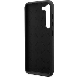 Оригинален гръб GUESS Silicone Vintage Gold Logo GUHCS23SSLSMK - Samsung Galaxy S23 черен - Img 7